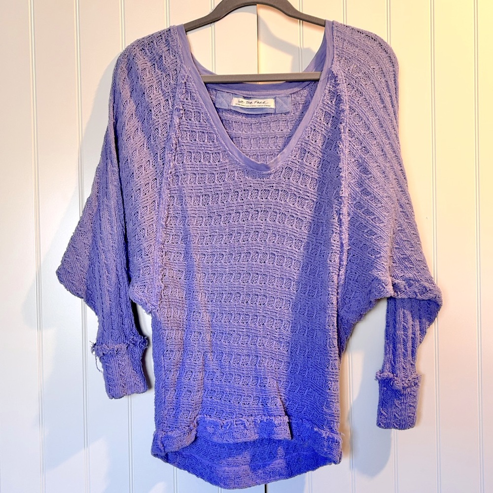 Free people cotton sweater, size S, worn twice